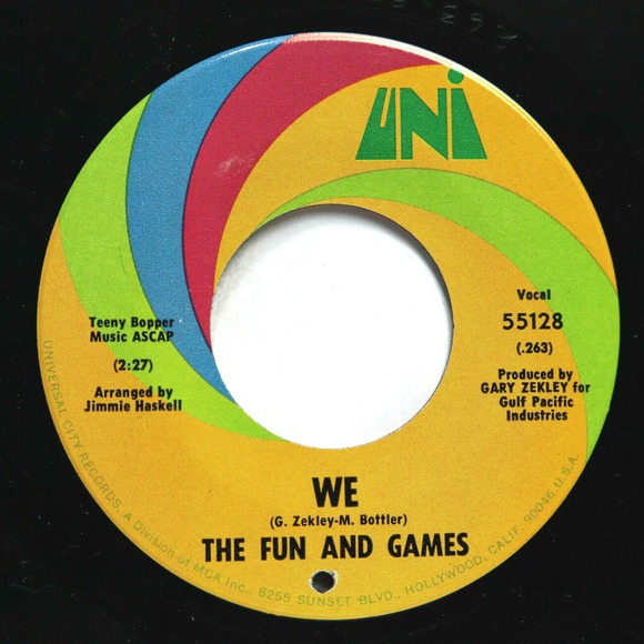 THE FUN AND GAMES - WE / GOTTA SAY GOODBYE - PSYCH 45 - Picture 2 of 2
